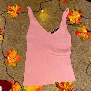 sweet rain pink sleeved blouse